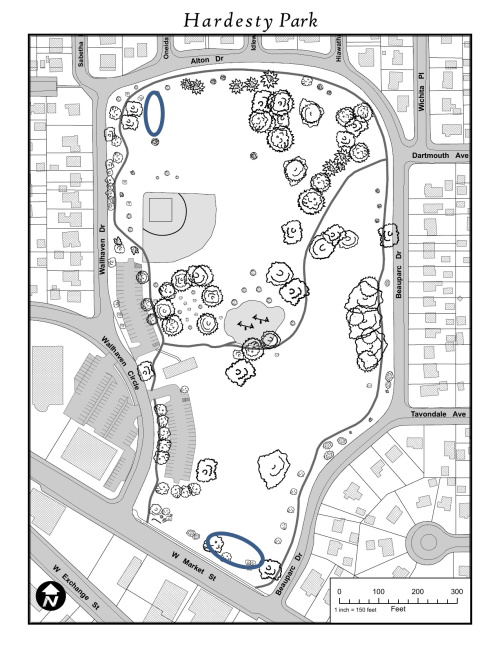 Hardesty Park Map