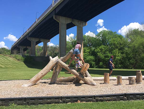 Kids playing at Elizabeth Park